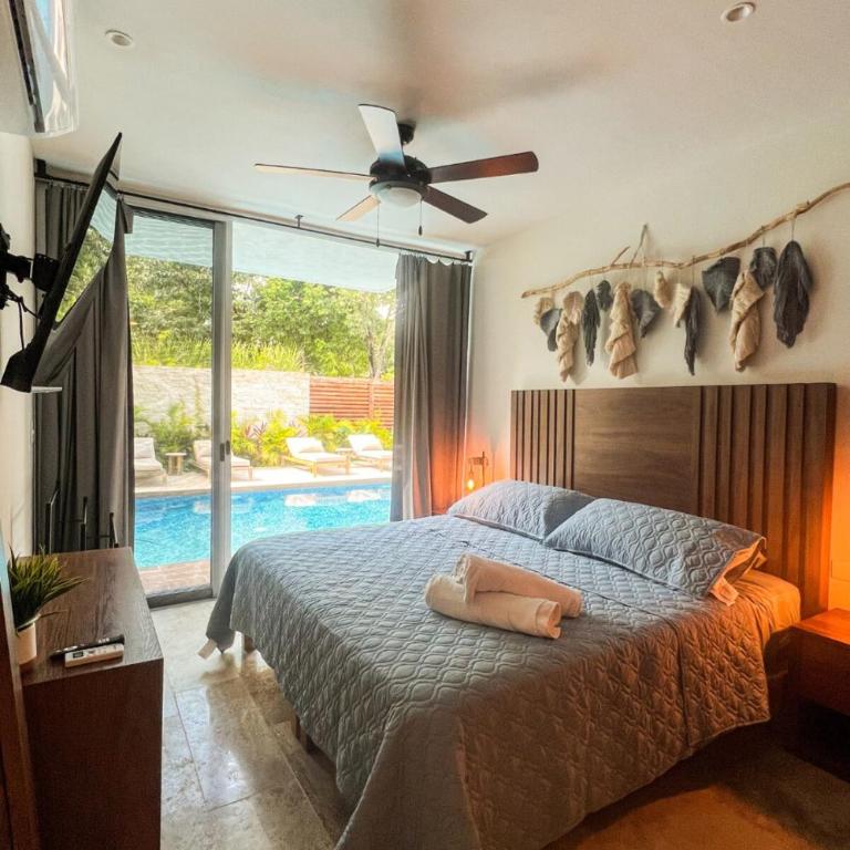 NHOA 103A Lux 2BR Condo Pool access in Aldea Zama - Apartamento de 2 dormitorios - 8
