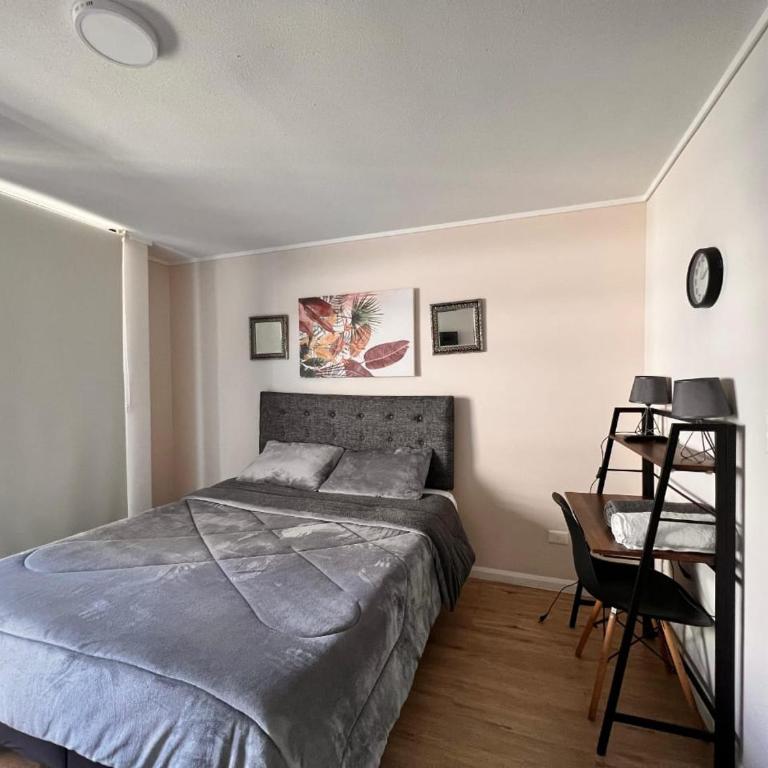 Piscina, Parrilla, Wifi y a pasos del metro Santa Isabel - Apartamento de 1 dormitorio - 10