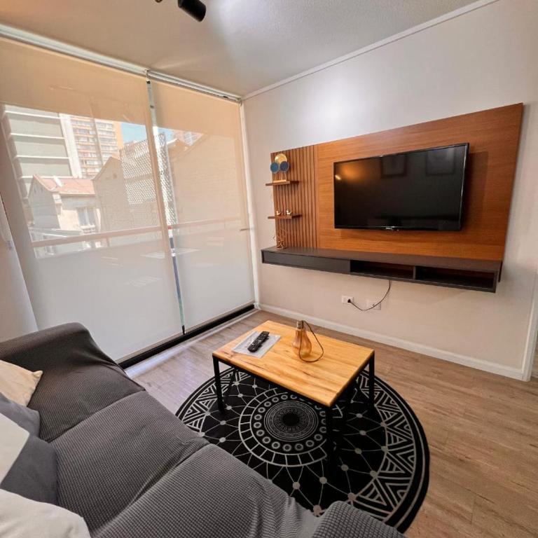 Piscina, Parrilla, Wifi y a pasos del metro Santa Isabel - One-Bedroom Apartment - 11
