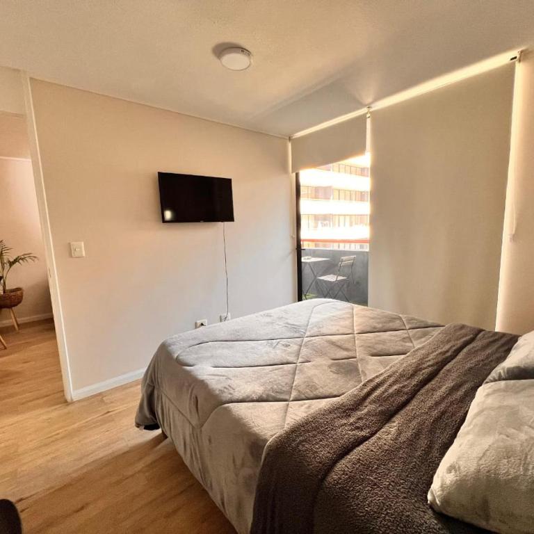 Piscina, Parrilla, Wifi y a pasos del metro Santa Isabel - One-Bedroom Apartment - 14