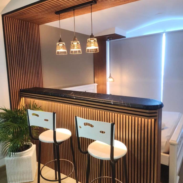 Lagoon & see view studio Cartagena - One-Bedroom Apartment - 12