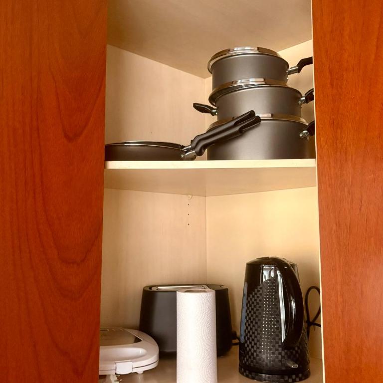 Moderno Apartamento a pasos del Metro y Museo Bellas Artes, Cerro Santa Lucia, Barrio Lastarria - One-Bedroom Apartment - 5