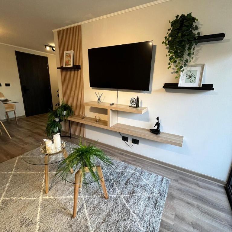 Santiago Centro Moderno Depto Amoblado 2 Dormitorios - Two-Bedroom Apartment - 24