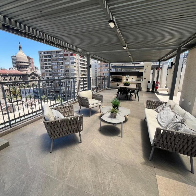 Santiago Centro Moderno Depto Amoblado 2 Dormitorios - Two-Bedroom Apartment - 78