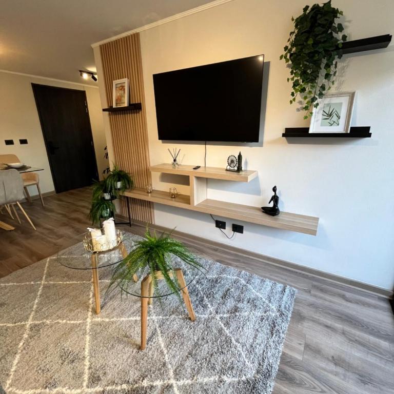 Santiago Centro Moderno Depto Amoblado 2 Dormitorios - Two-Bedroom Apartment - 20