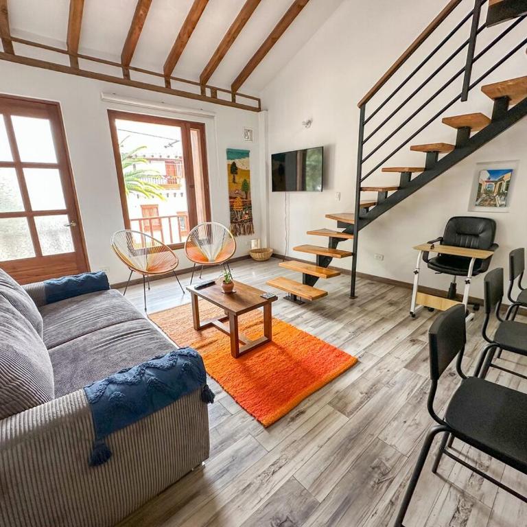 Apartamento Deluxe centro de Villa de Leyva - Three-Bedroom Apartment - 10