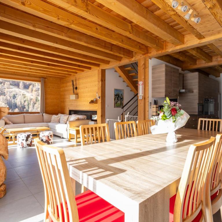 Chalet La Tanière 14 Pers - piscine chauffée et sauna - Vars Saint Marcellin - Chalet - 10