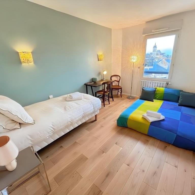 Résidence calme avec balcon privé & vue sur Caen - Two-Bedroom Apartment with Balcony - 8