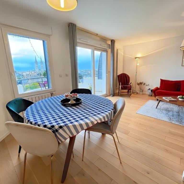 Résidence calme avec balcon privé & vue sur Caen - Two-Bedroom Apartment with Balcony - 12