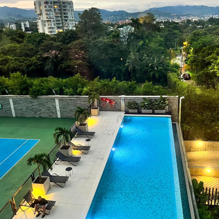 Lujo & Confort - Moderno apto con piscina y tennis - Apartamento de 1 dormitorio - 13