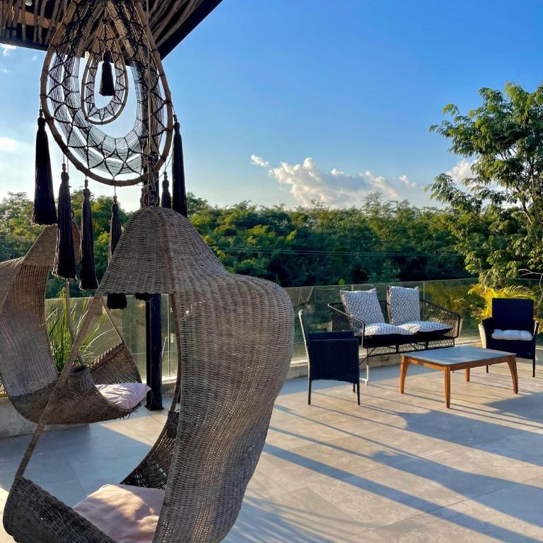 Boho Chic Loft- Stunning Terrace in Central Tulum - Estudio con terraza - 21