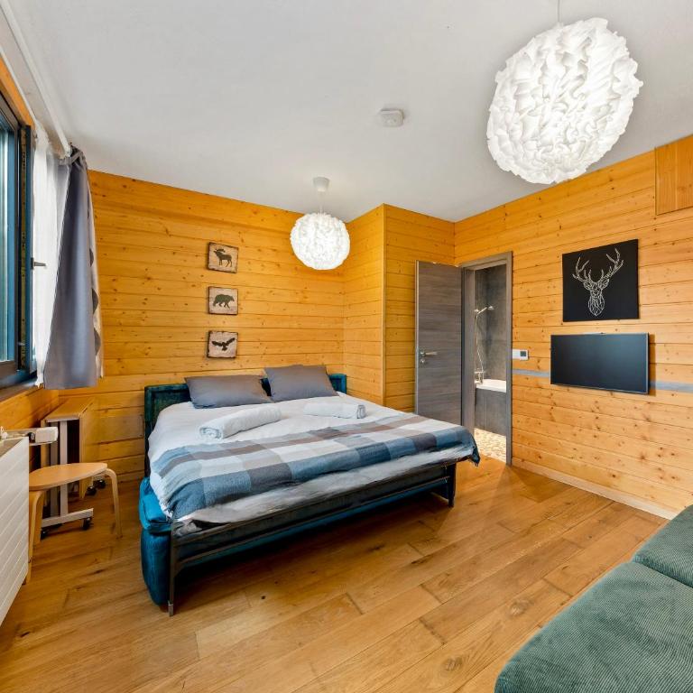 Studio Apartment in Swiss Chalet - Garden views of Mont Blanc - Deluxe Studio - 13