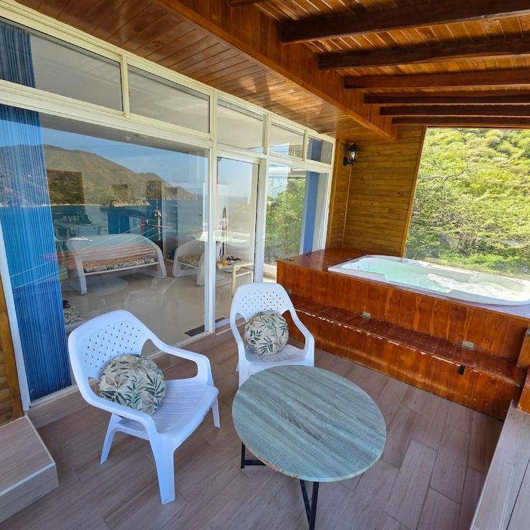 Cabaña con espectacular vista y jacuzzi privado - Apartamento de 1 dormitorio - 5