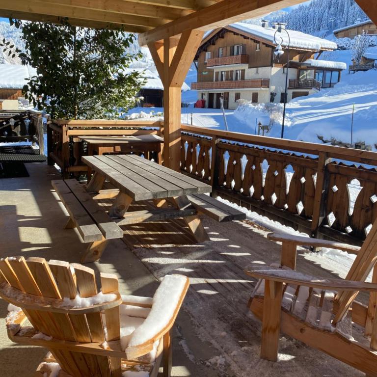 Les Georgières, 300m des pistes du Mont-Rond - Two-Bedroom Apartment with Balcony and Terrace - 42
