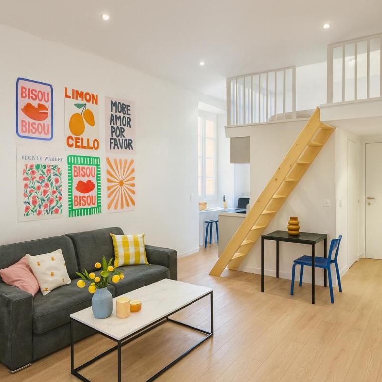 Studio Masséna - Mer et Vieux Nice pour 4 personnes - Appartement 1 Chambre - 4