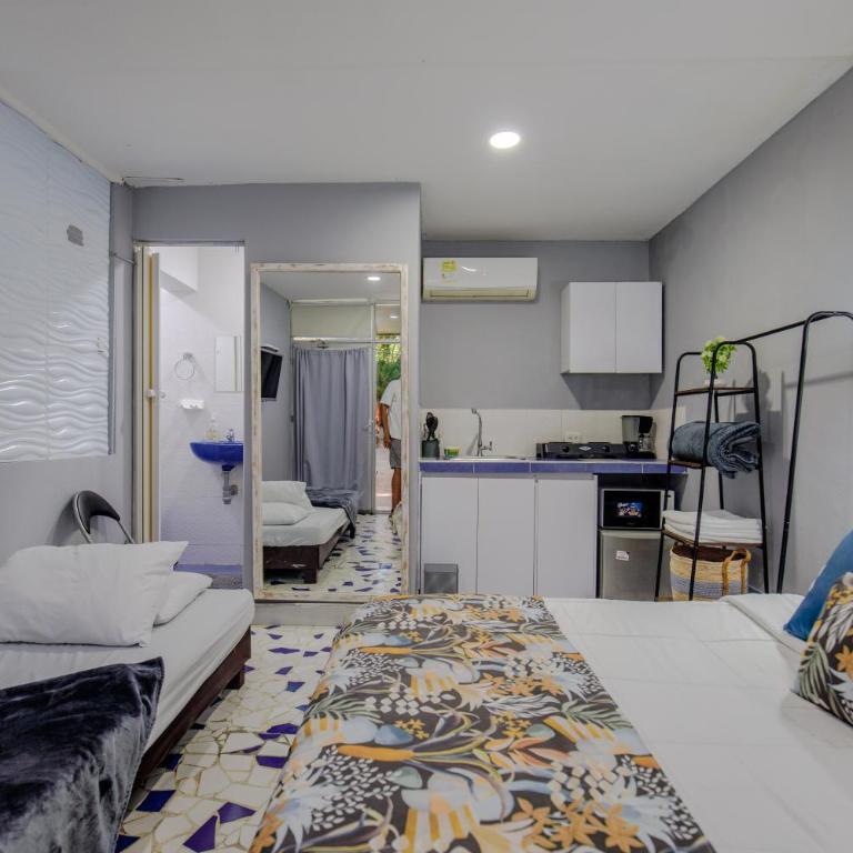 Mini departamento a una cuadra de la playa y de la bahia de Bocagrande - Apartamento de 1 dormitorio - 17