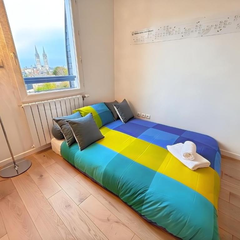 Résidence calme avec balcon privé & vue sur Caen - Two-Bedroom Apartment with Balcony - 25