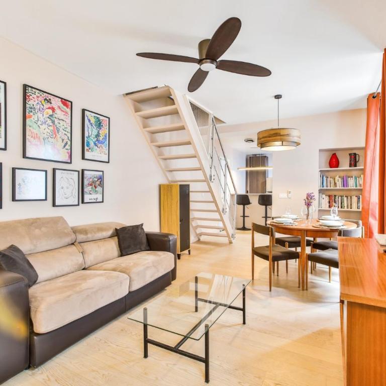 Spacious Duplex Oberkampf - Bail mobilité - Appartement 2 Chambres - 1