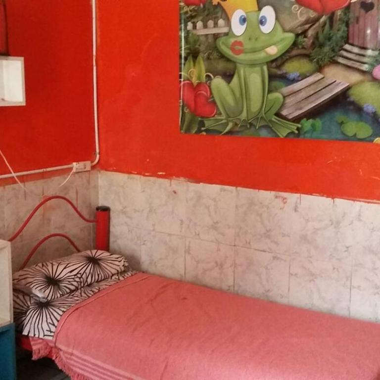 Hospedaje La Rana - Cama individual en dormitorio mixto - 1