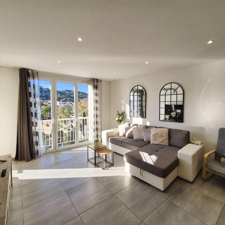 Vue mer, climatisation, plages et commerces à pied - Appartamento con 1 Camera da Letto, Balcone e Vista Mare - 3