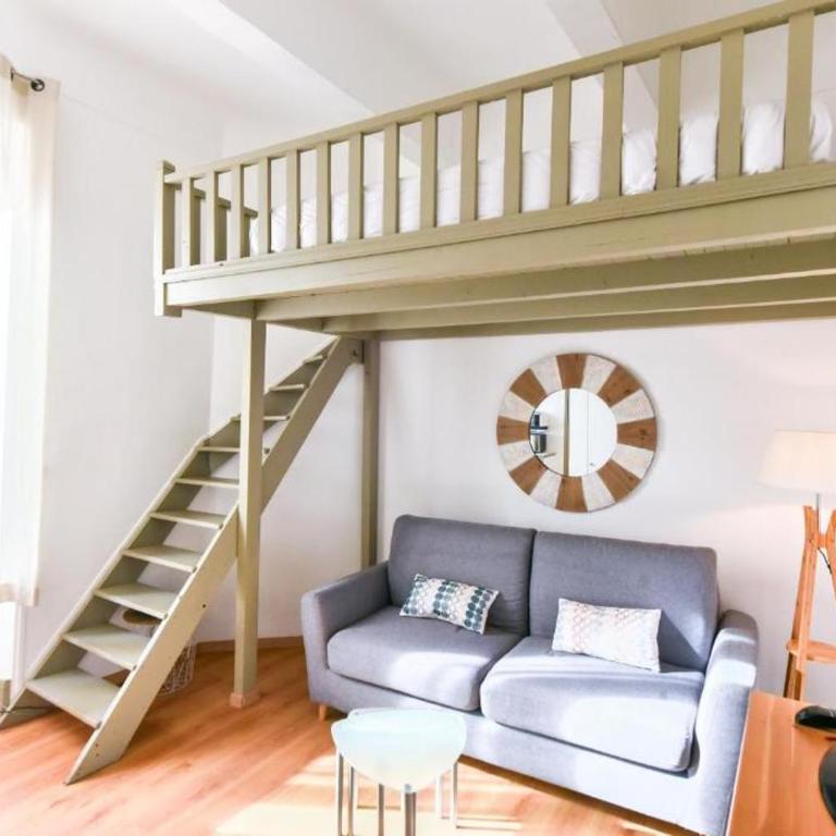 Studio élégant pour 4 personnes, à quelques pas de la Croisette - Apartment mit 1 Schlafzimmer - 5