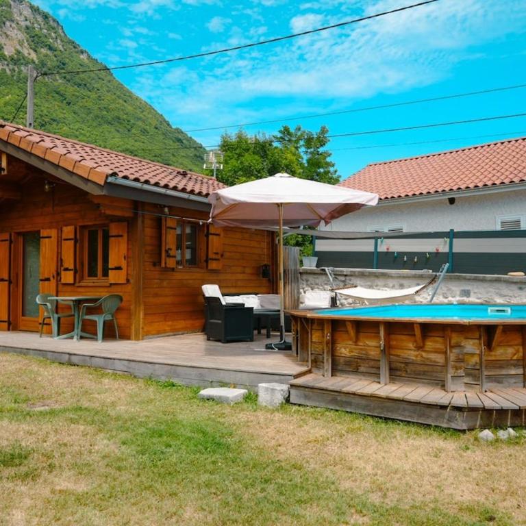 Petit chalet avec piscine privée - Chalet 1 Chambre - 4