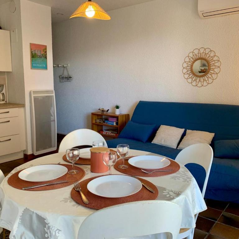 Magnifique appartement vue mer avec terrasse Canet Plage - One-Bedroom Apartment - 6