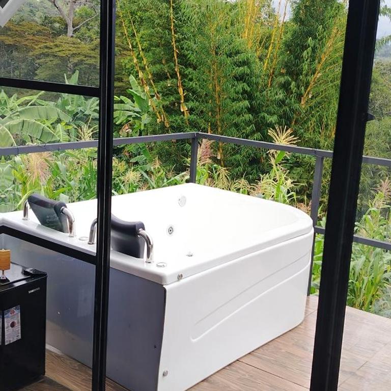 Café y sueños Cabaña Jacuzi externo - Tienda - 7