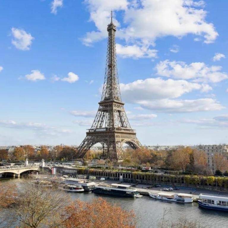 View on Eiffel Tower Seine and Main Monuments - Appartement - 3