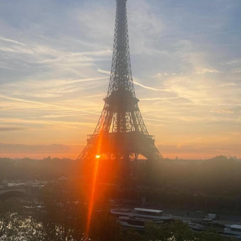 View on Eiffel Tower Seine and Main Monuments - Appartement - 22