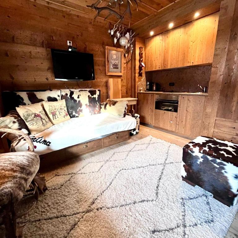 Ciasa de Len Cortina - Appartamento con 1 Camera da Letto - 4