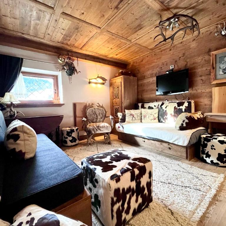Ciasa de Len Cortina - Appartamento con 1 Camera da Letto - 2