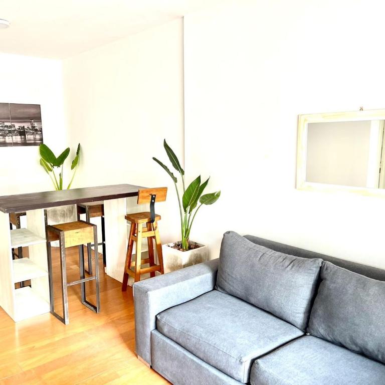 Depto Alassio 2 ambiente con parilla - Apartamento de 1 dormitorio - 3