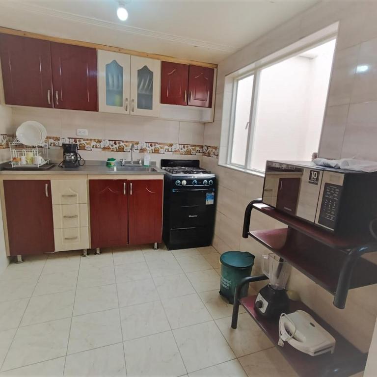 Apartaestudio cerca al Aeropuerto Bogotá - Apartamento de 1 dormitorio con terraza - 2