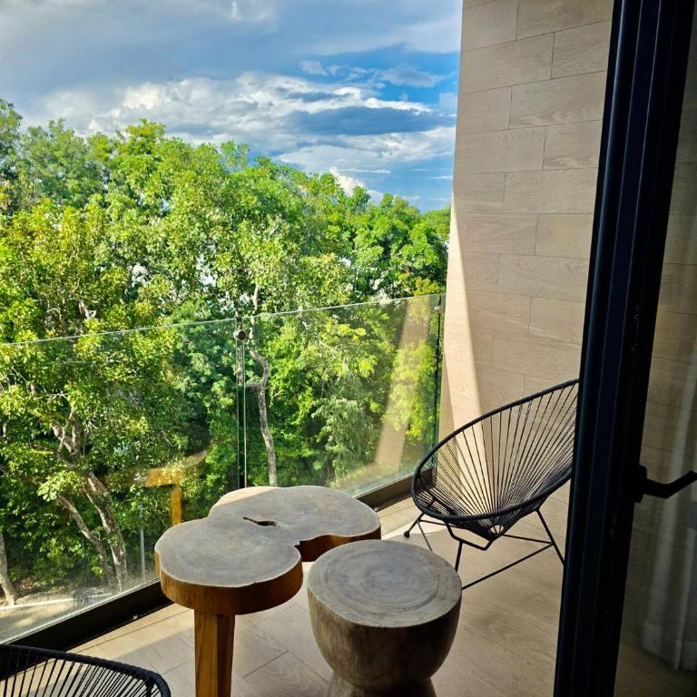 Penthouse with private Pool, Balcony & padel - Estudio Deluxe con cama grande - 38