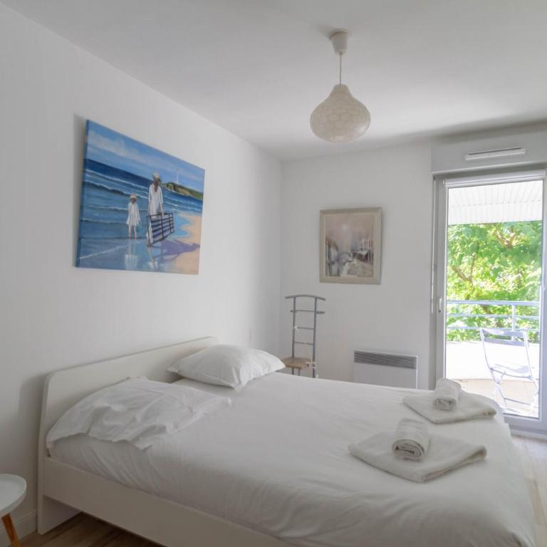 Les Galets - Duplex avec jardin - 2 chambres et bureau - Appartement 2 Chambres - Vue sur Jardin - 3