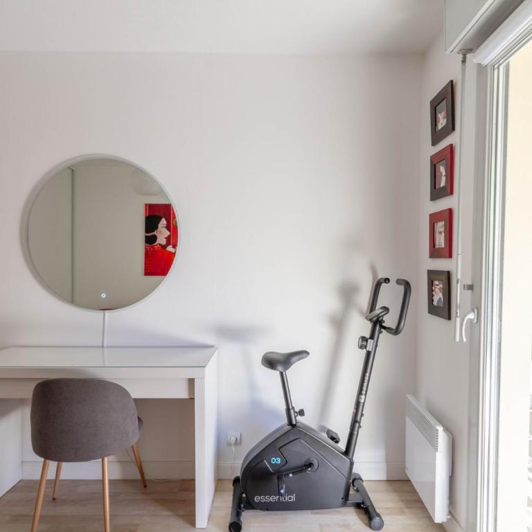 Les Galets - Duplex avec jardin - 2 chambres et bureau - Appartement 2 Chambres - Vue sur Jardin - 20