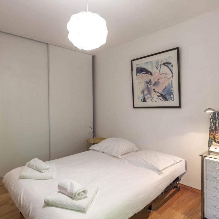 Les Galets - Duplex avec jardin - 2 chambres et bureau - Appartement 2 Chambres - Vue sur Jardin - 14