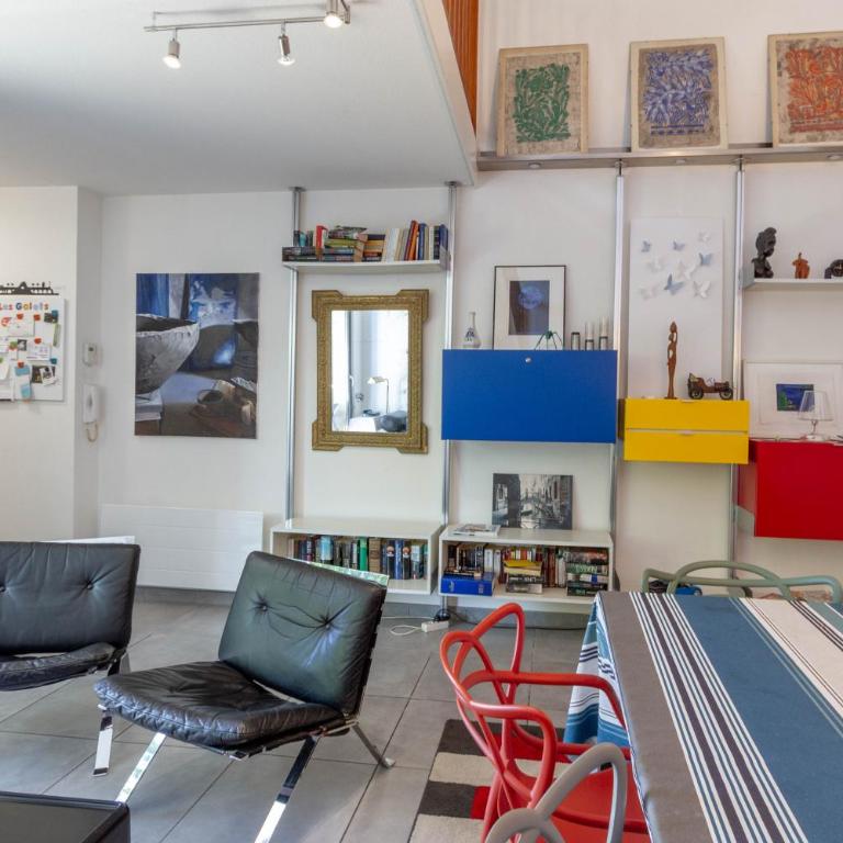 Les Galets - Duplex avec jardin - 2 chambres et bureau - Appartement 2 Chambres - Vue sur Jardin - 7