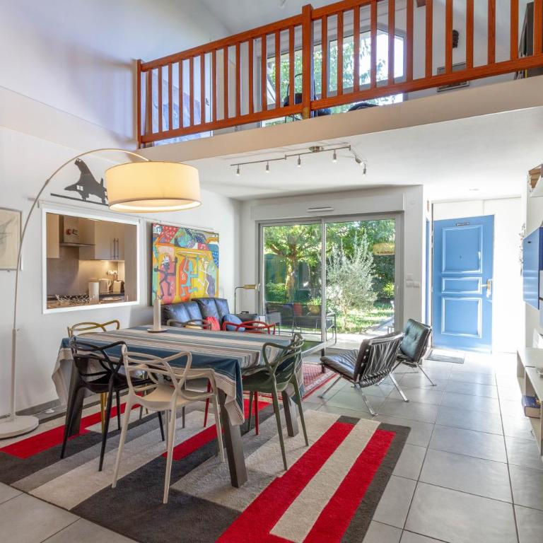 Les Galets - Duplex avec jardin - 2 chambres et bureau - Appartement 2 Chambres - Vue sur Jardin - 2