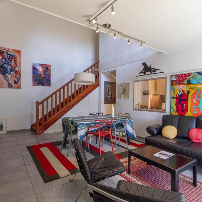 Les Galets - Duplex avec jardin - 2 chambres et bureau - Appartement 2 Chambres - Vue sur Jardin - 9