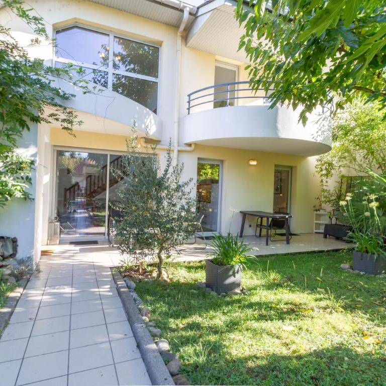 Les Galets - Duplex avec jardin - 2 chambres et bureau - Appartement 2 Chambres - Vue sur Jardin - 5