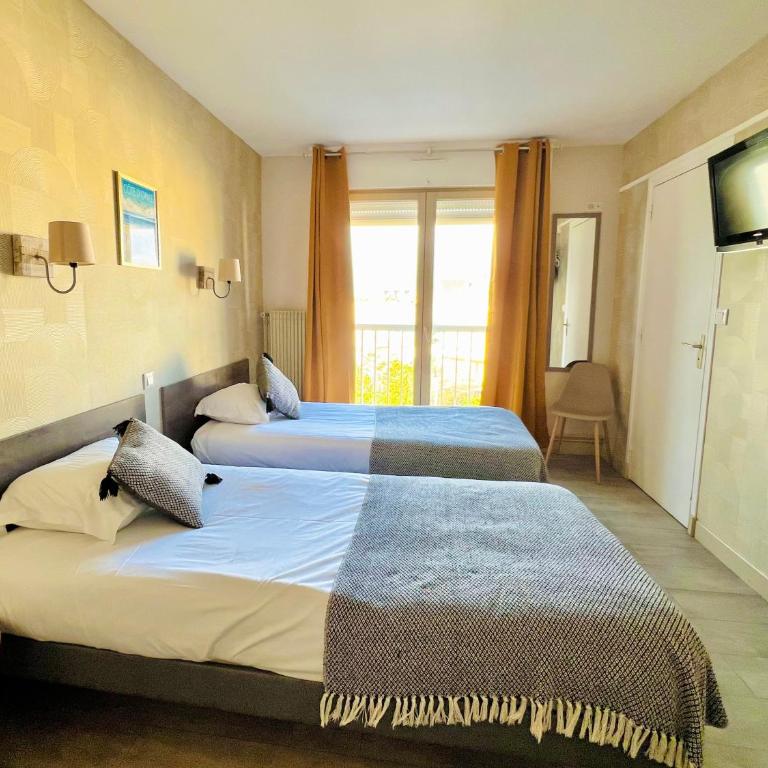 Hôtel Le Littoral - Berck sur Mer - Chambre Lits Jumeaux - Vue sur Mer - 3