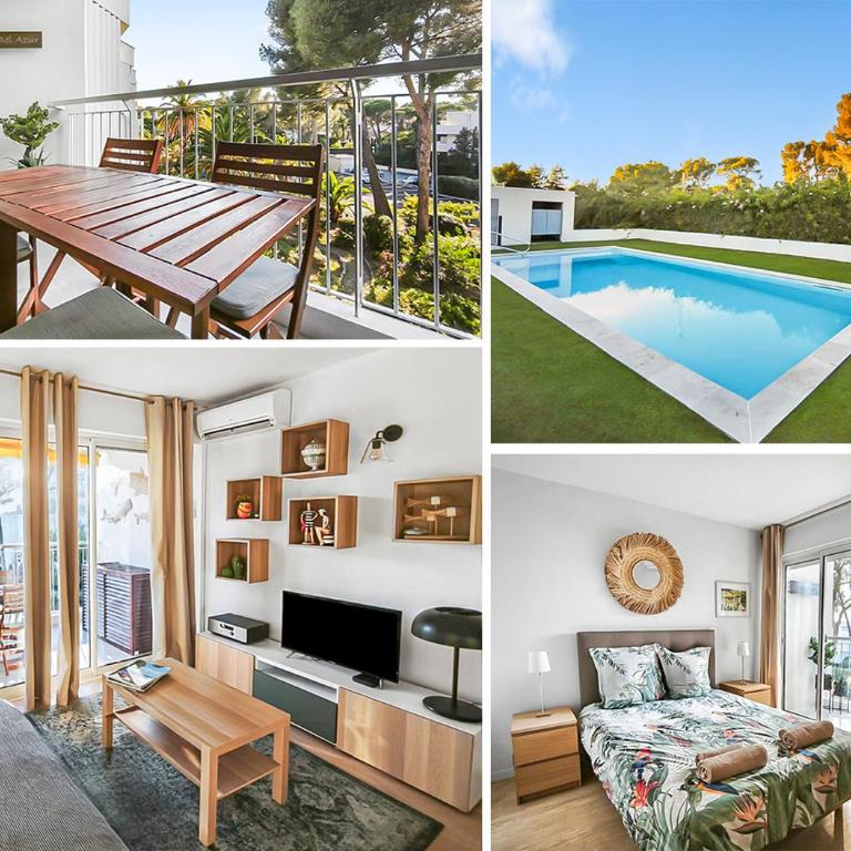 Appart moderne, piscine, parking proche des plages - Apartamento de 2 dormitorios con balcón - 1