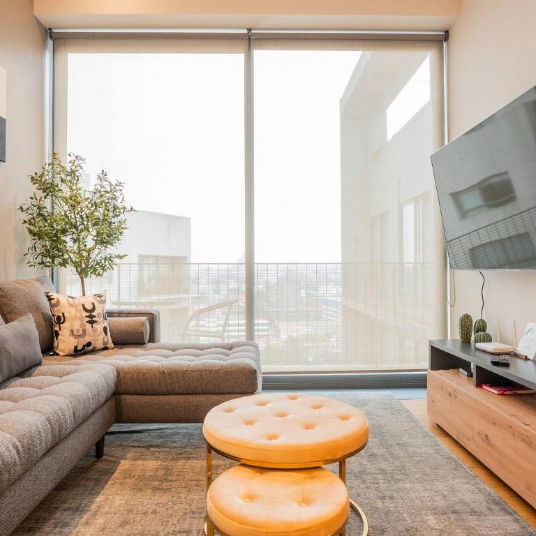 Stylish PH in Condesa with Pool Gym and Coworking - Apartamento de 2 dormitorios - 37