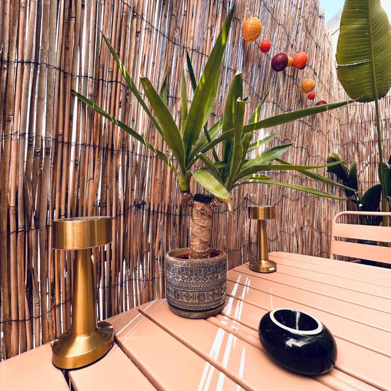 Studio Cocooning avec terrasse au calme Quartier Les Musiciens Mer à 7 minutes à pieds - Appartement 1 Chambre - 2