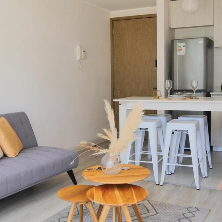 Concón - Apartment con piscinas, terraza y buena vista - One-Bedroom Apartment - 3