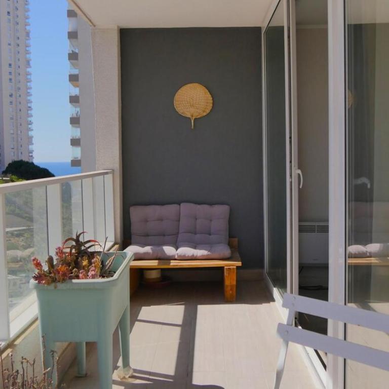 Concón - Apartment con piscinas, terraza y buena vista - One-Bedroom Apartment - 6
