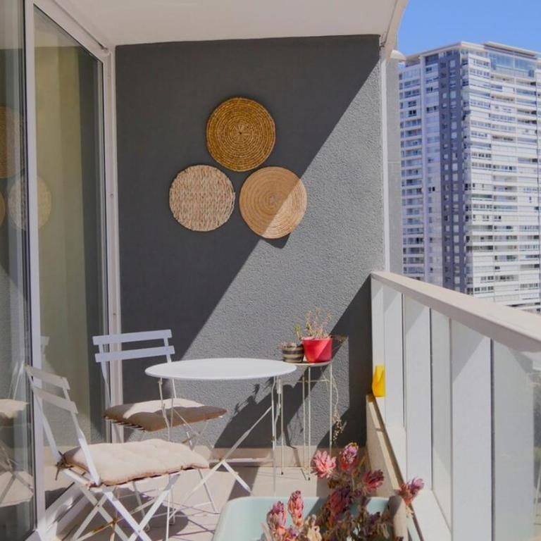 Concón - Apartment con piscinas, terraza y buena vista - One-Bedroom Apartment - 15