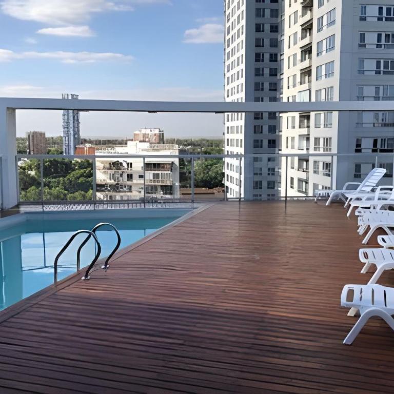 Excelente edificio en Palermo con piscina climatizada abierta de sept a abril - Apartamento - 5